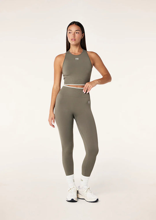 Women's P.E Nation Restore Seamless Legging in Khaki
