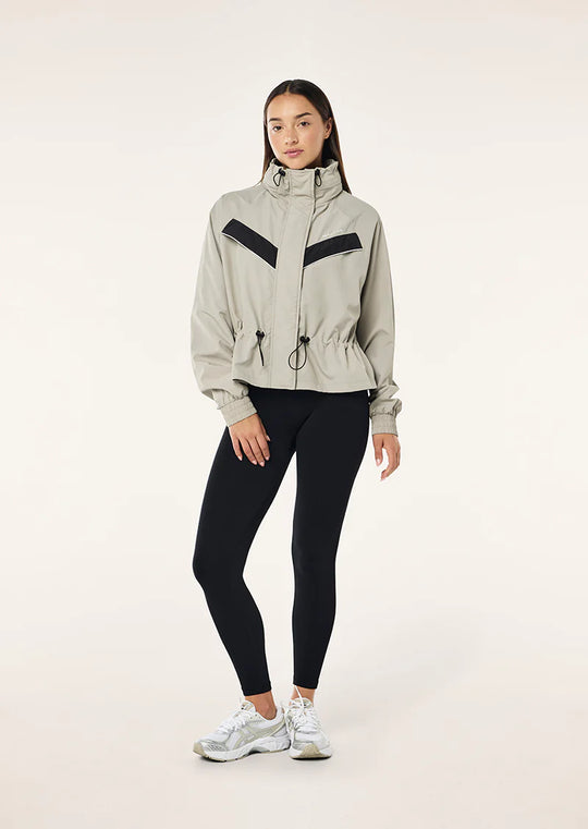 Women's P.E Nation Shelter Jacket in Biscuit