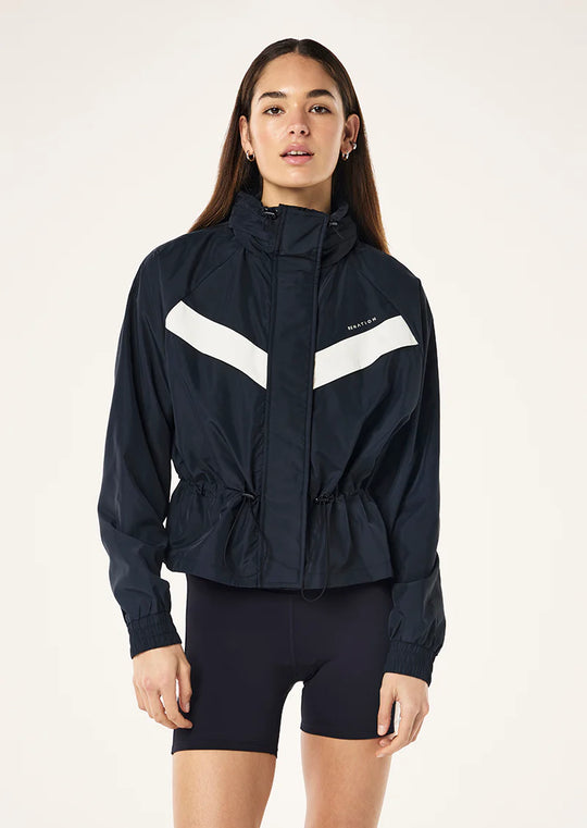 Women's P.E Nation Shelter Jacket in Dark Sapphire