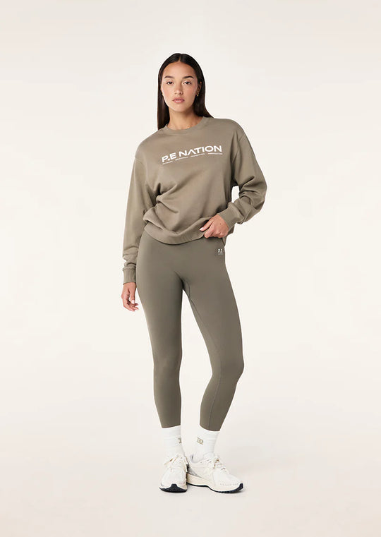 Women's P.E Nation Silver Sage Qualify Sweater & Leggings Set