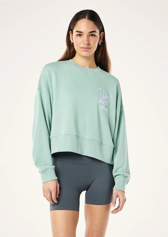 Women's P.E Nation Summit Sweat in Dusty Mint