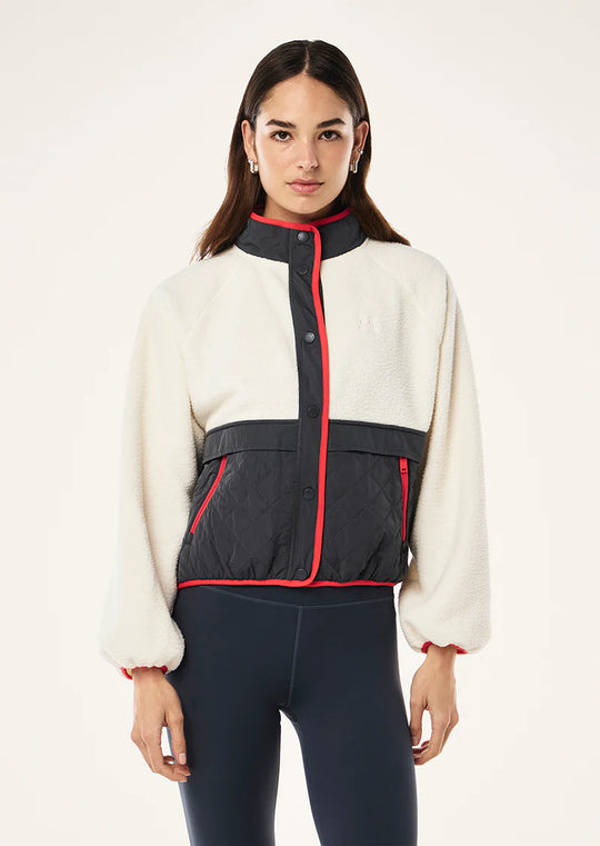 Women's P.E Nation Technique Jacket in Whisper White