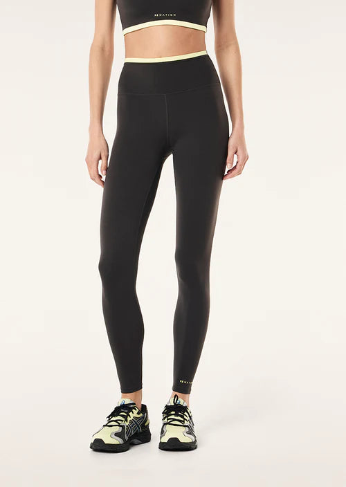 Women's P.E Nation Vita Full Length Leggings in Smokestone Lemonade