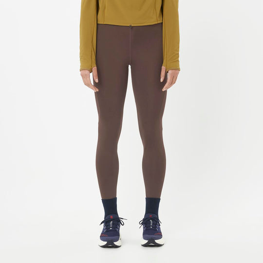Women's Salomon Coffee Bean Shakeout Core 28" Tights