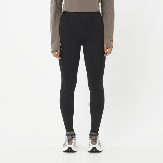 Women's Salomon Shakeout Core Tights in Black