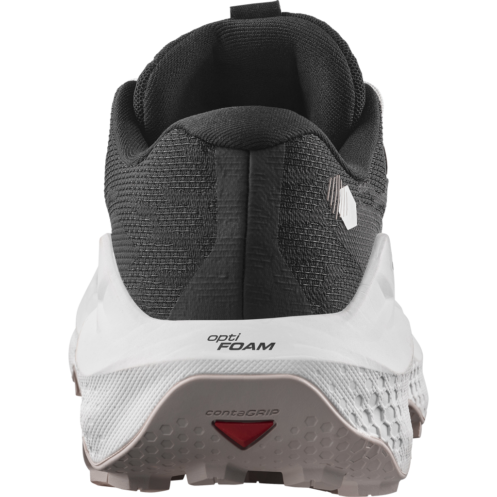 Back view of a gray and white athletic shoe with 'Opti-Foam' and 'Contagrip' branding on a white background.