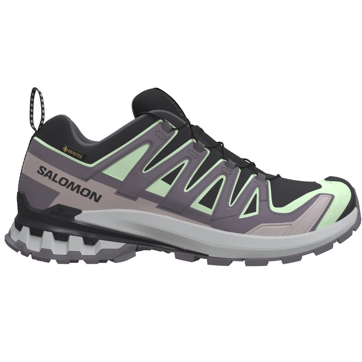 Women's Salomon XA PRO 3D V9 Gore-Tex Black/Patina Green/Gray Violet