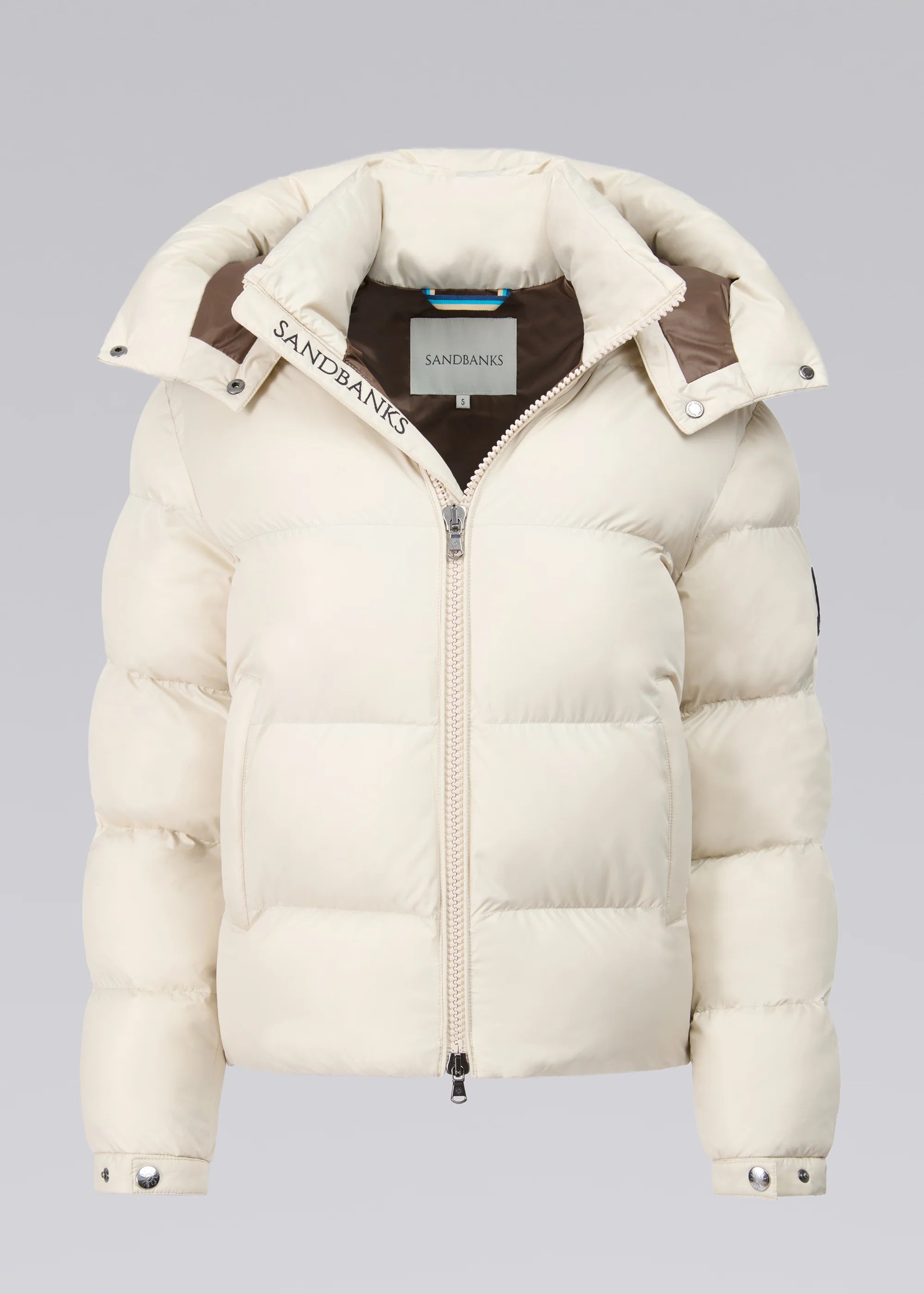 Women's Sandbanks Stone Aurora Puffer Coat