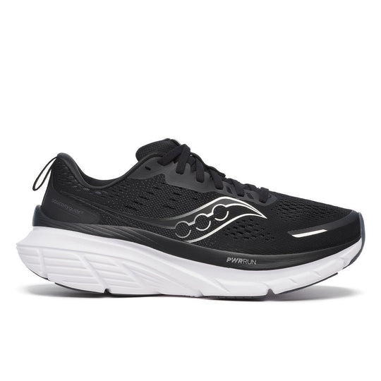 Women's Saucony Guide 18 Black/White Trainers