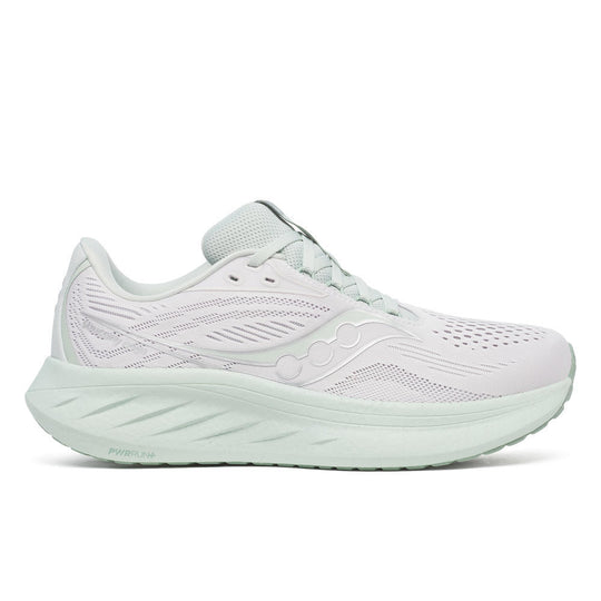 Women's Saucony Ride 18 Fog Mist Trainers