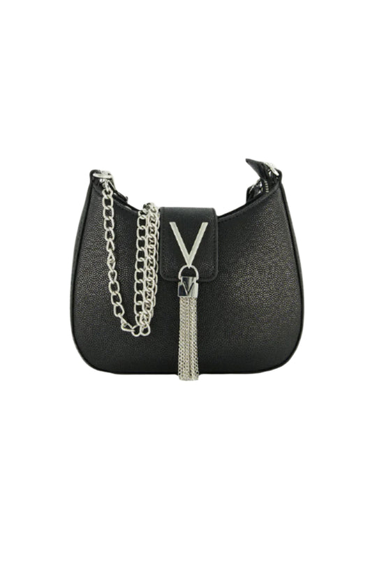 Women's Valentino Bags Black Divina Shoulder Bagette Bag