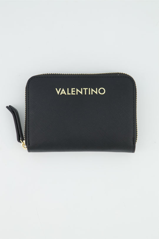 Women's Valentino Bags Zero Black Zip Around Wallet