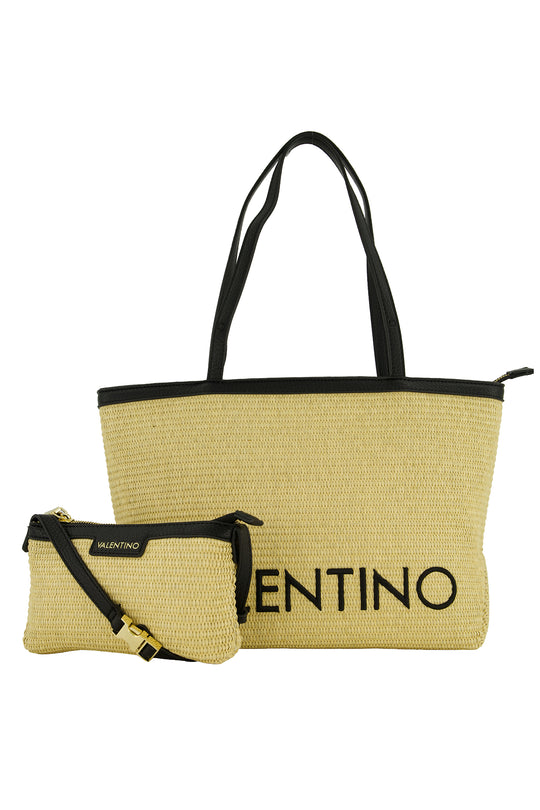 Women's Valentino Maiam Shopper in Natural Black