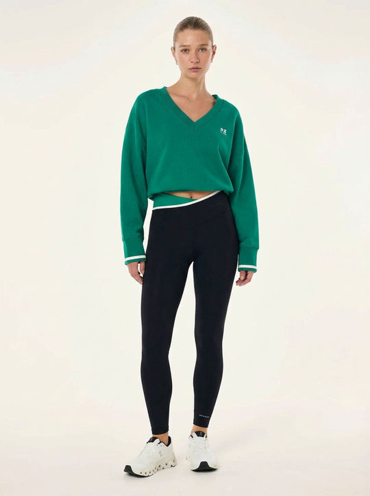 Womens P.E Nation Courtside V Neck Sweat & Status Leggings Set