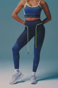 Person wearing a blue athletic outfit with 'Run Red Run' text on a gradient background