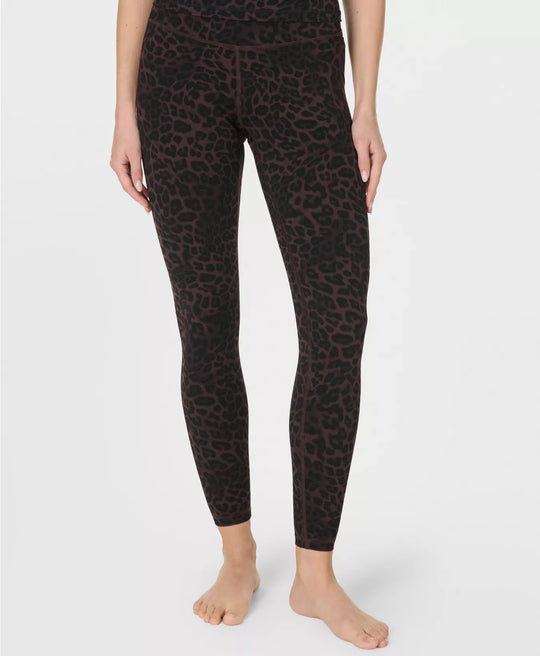 Womens Sweaty Betty Ultimate Studio 7/8  Brown Leggings