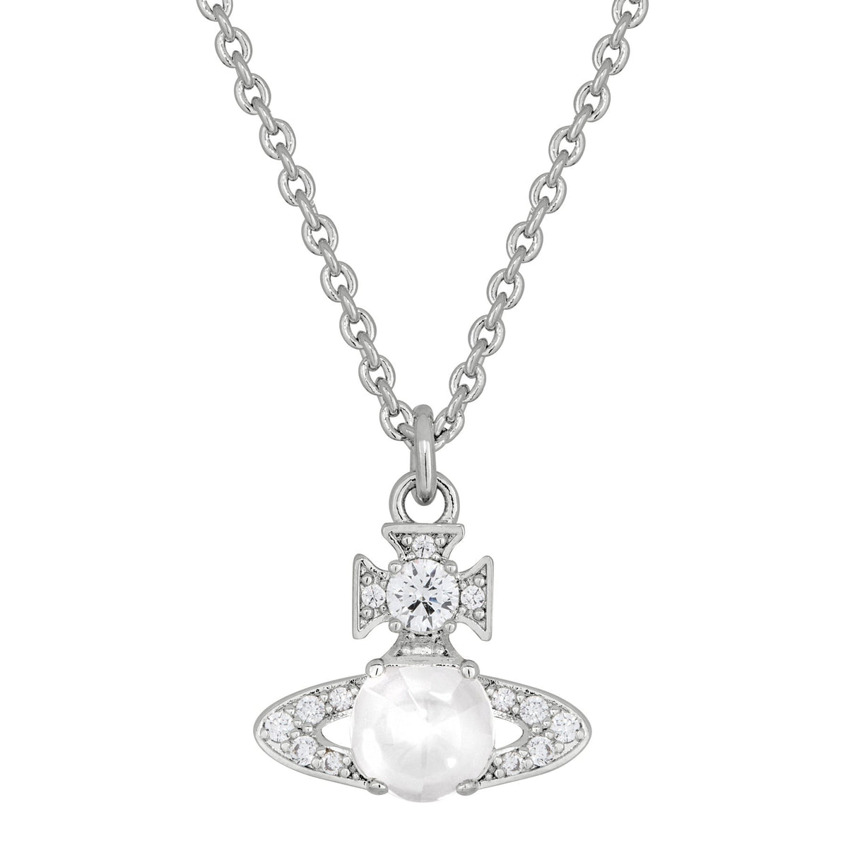 Vivienne Westwood Ondina CZ Necklace 630203JJ-02P102-