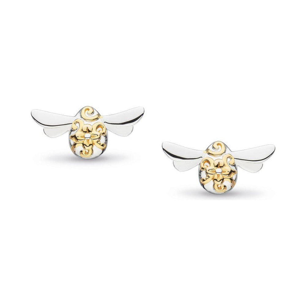 Kit Heath Blossom Flyte Honey Bee Stud Earrings