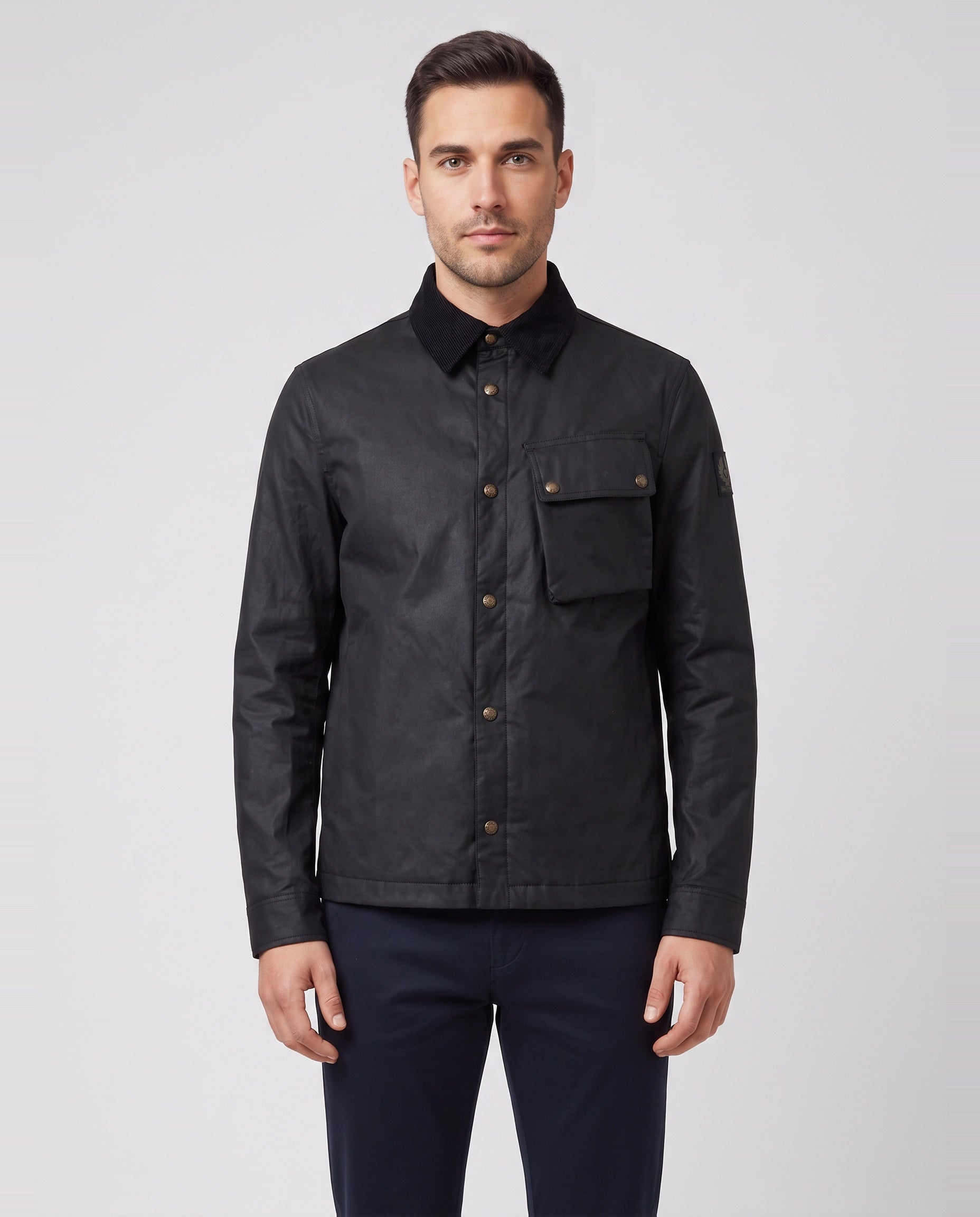 Mens Belstaff Ground Jacket Black Jackets