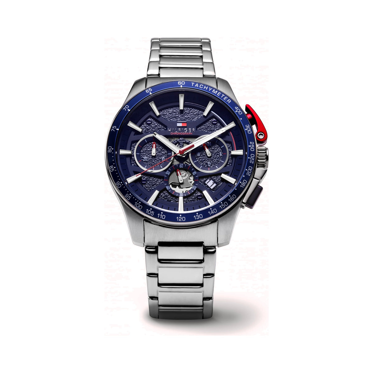 Tommy Hilfiger Men's Bank Blue Dial Bracelet Watch 1792261 — view 4