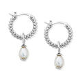ChloBo Tale Of Tide Hoop Earrings Sterling Silver by ChloBo