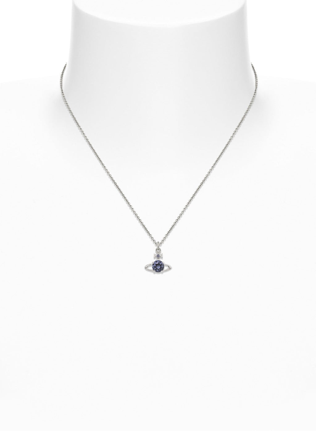 Vivienne Westwood Reina Lavender CZ Necklace 63020095-02P250