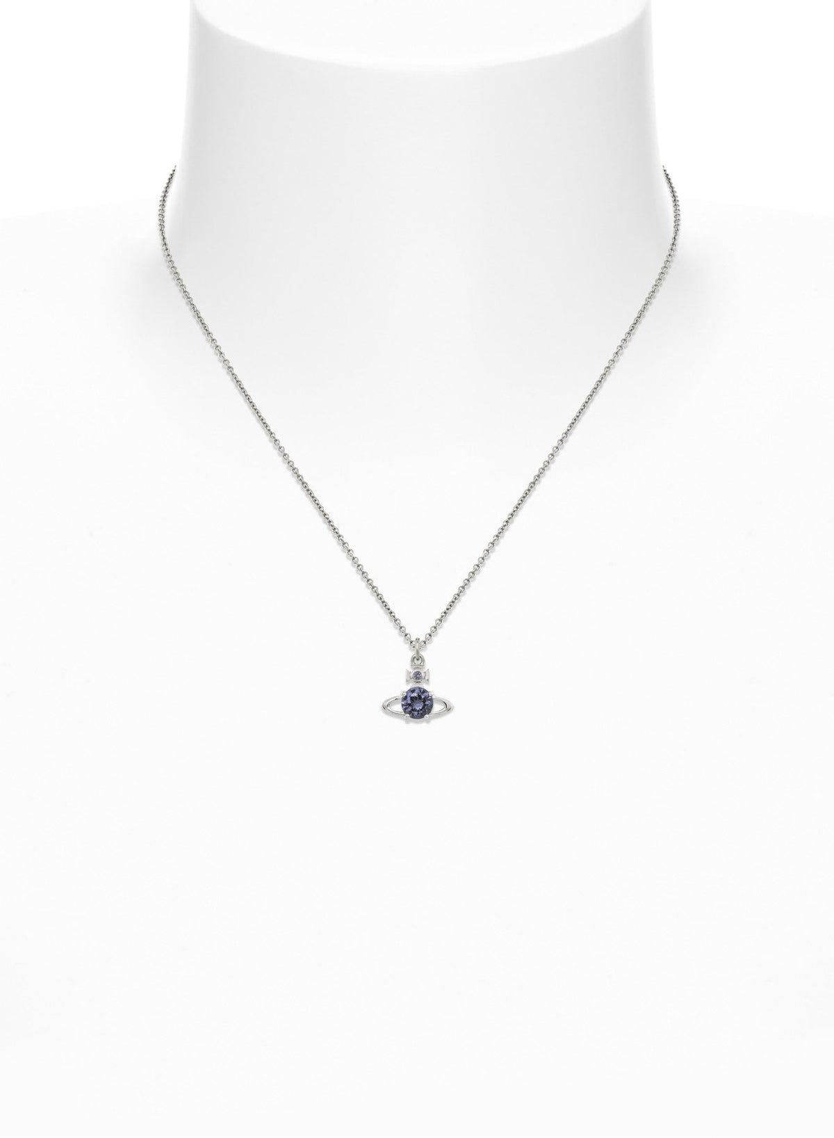 Vivienne Westwood Reina Lavender CZ Necklace 63020095-02P250