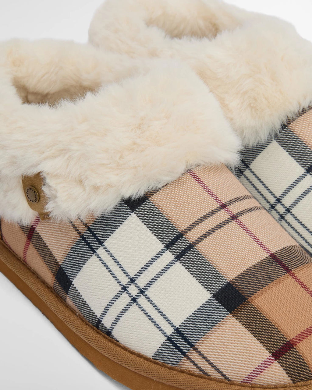 Women's Barbour Eloise Tartan Bootie Slippers — view 3