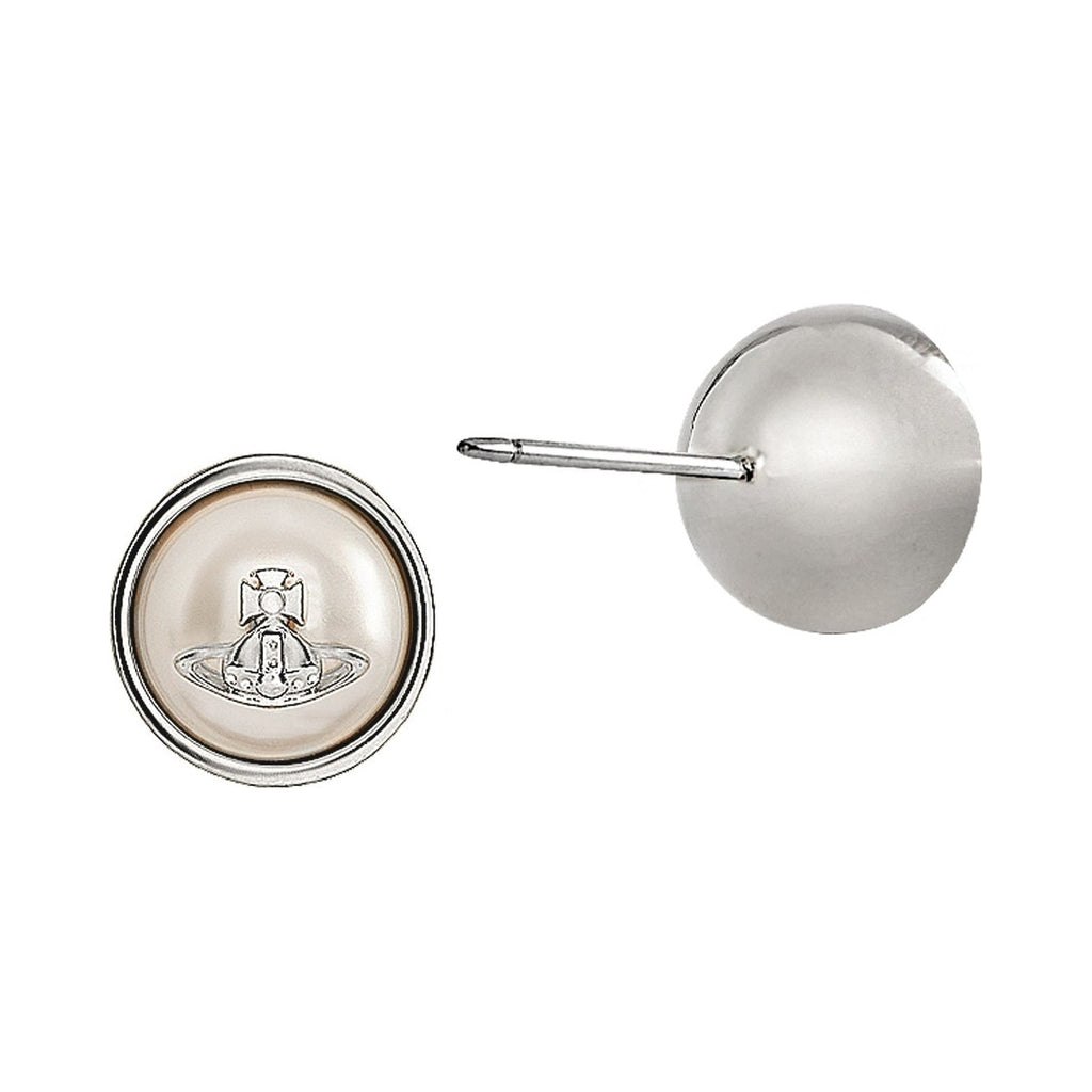 The Vivienne Westwood Olga Pearl Earrings, a platinum plated earrings from Vivienne Westwood, available at OD’s Jewellers in St Helens.