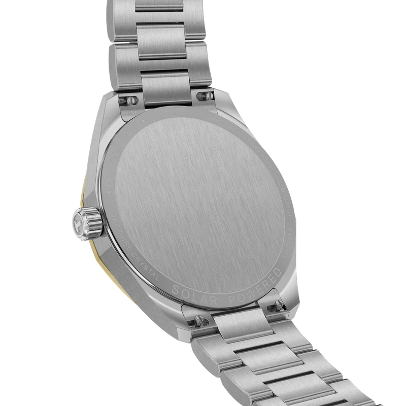 Tissot Mens PRC100 Solar Quartz Two-Tone Bracelet Watch T1514222203100 — view 6