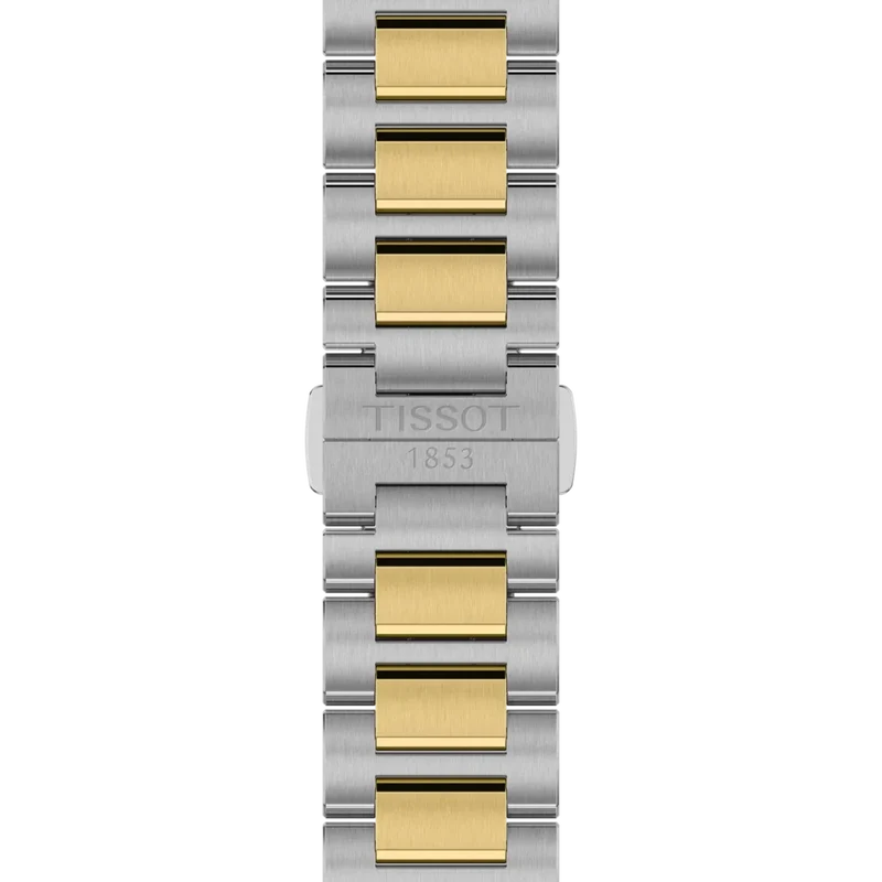 Tissot Mens PRC100 Solar Quartz Two-Tone Bracelet Watch T1514222203100 — view 4