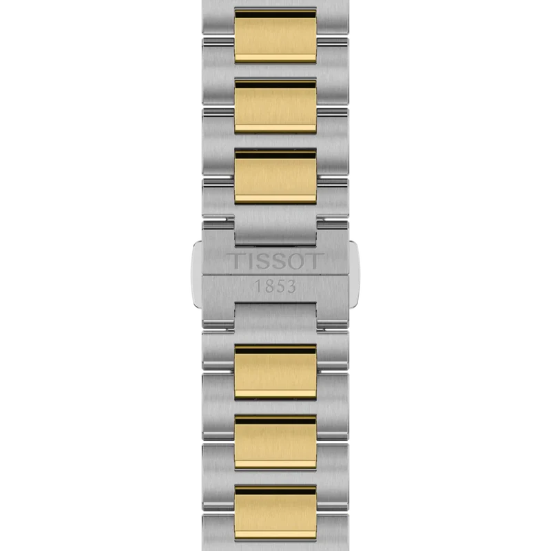Tissot Mens PRC100 Solar Quartz Two-Tone Bracelet Watch T1514222203100 — view 4