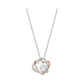 The Clogau Forever Yours Heart Pendant with White Topaz in Sterling Silver necklace, from Clogau, available at OD’s Jewellers in St Helens