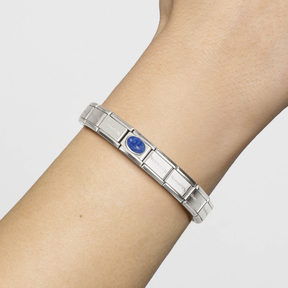 Nomination Composable Silver Lapis Lazuli Charm 330510/09
