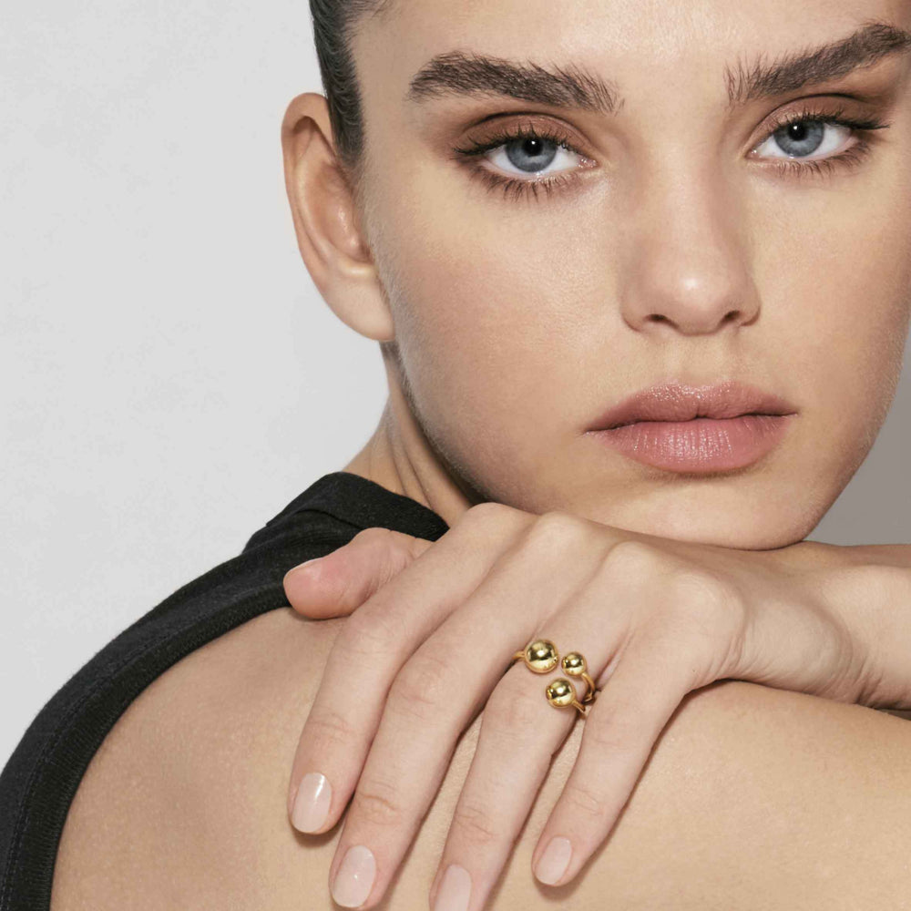 Nomination Fashion Era 3 Ball Open Ring 925 Silver