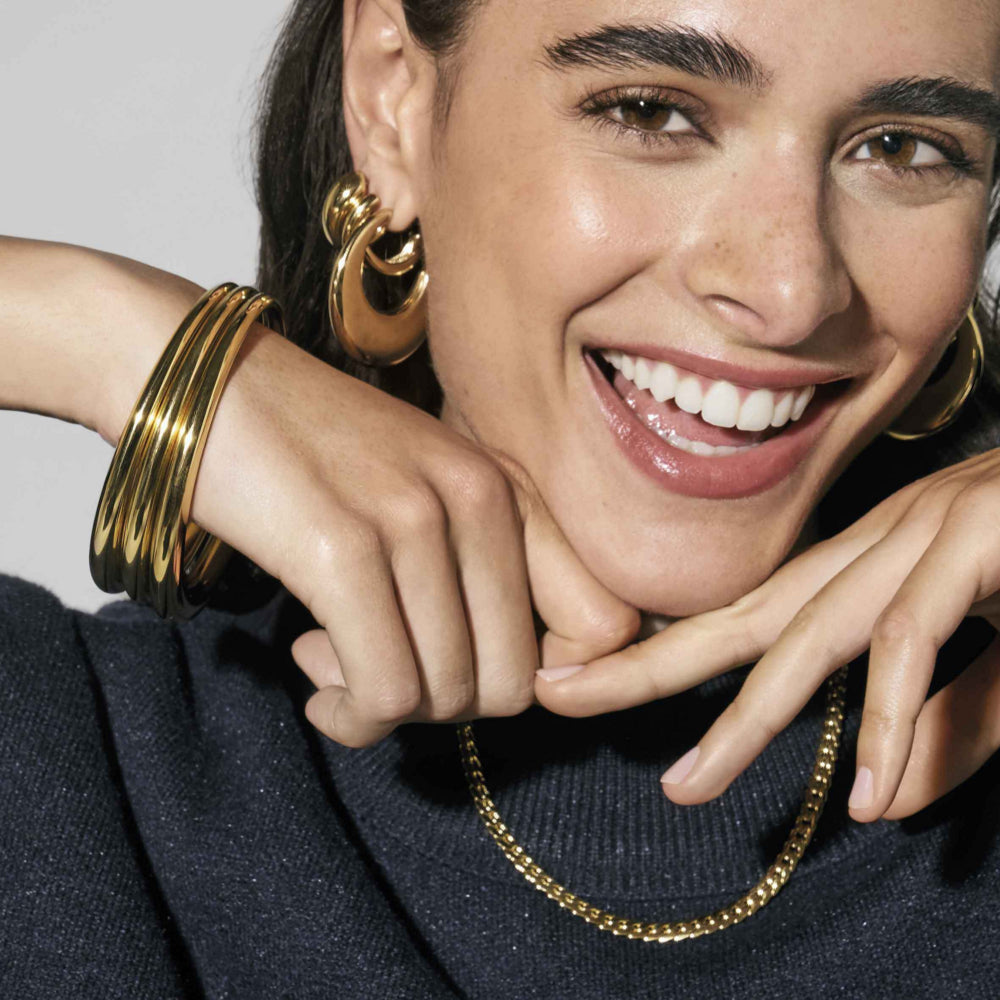 Nomination Ecclettica Golden Popcorn Necklace