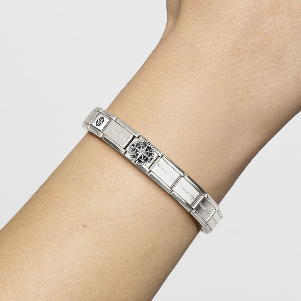 Nomination Composable Silver Compass Charm 330114/01