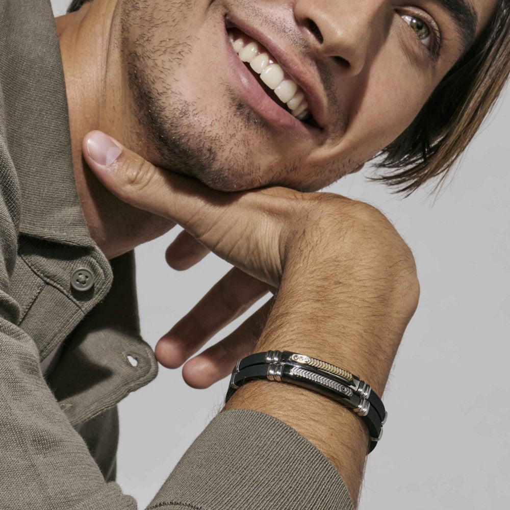 Nomination Mens City Adjustable Silicone Bracelet 028819/059