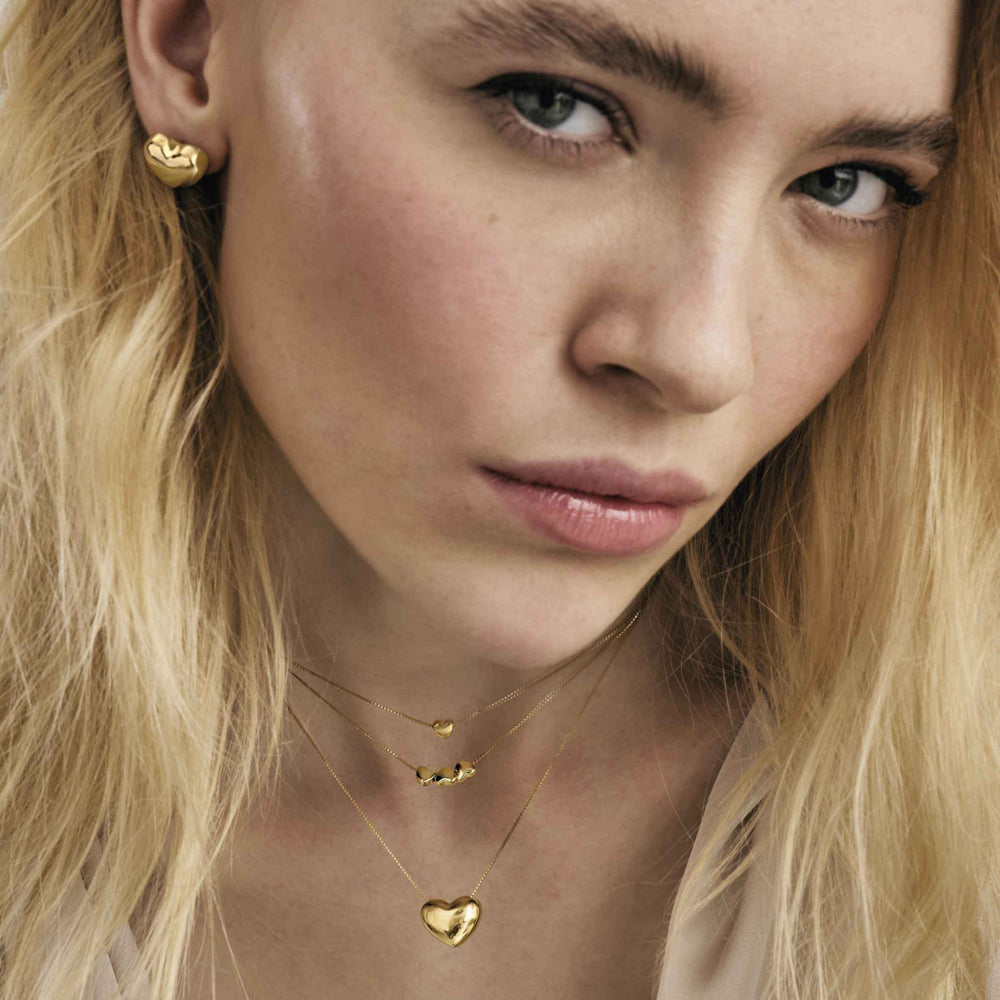 Nomination Armonica Star Stud Earrings Silver Gold Plated