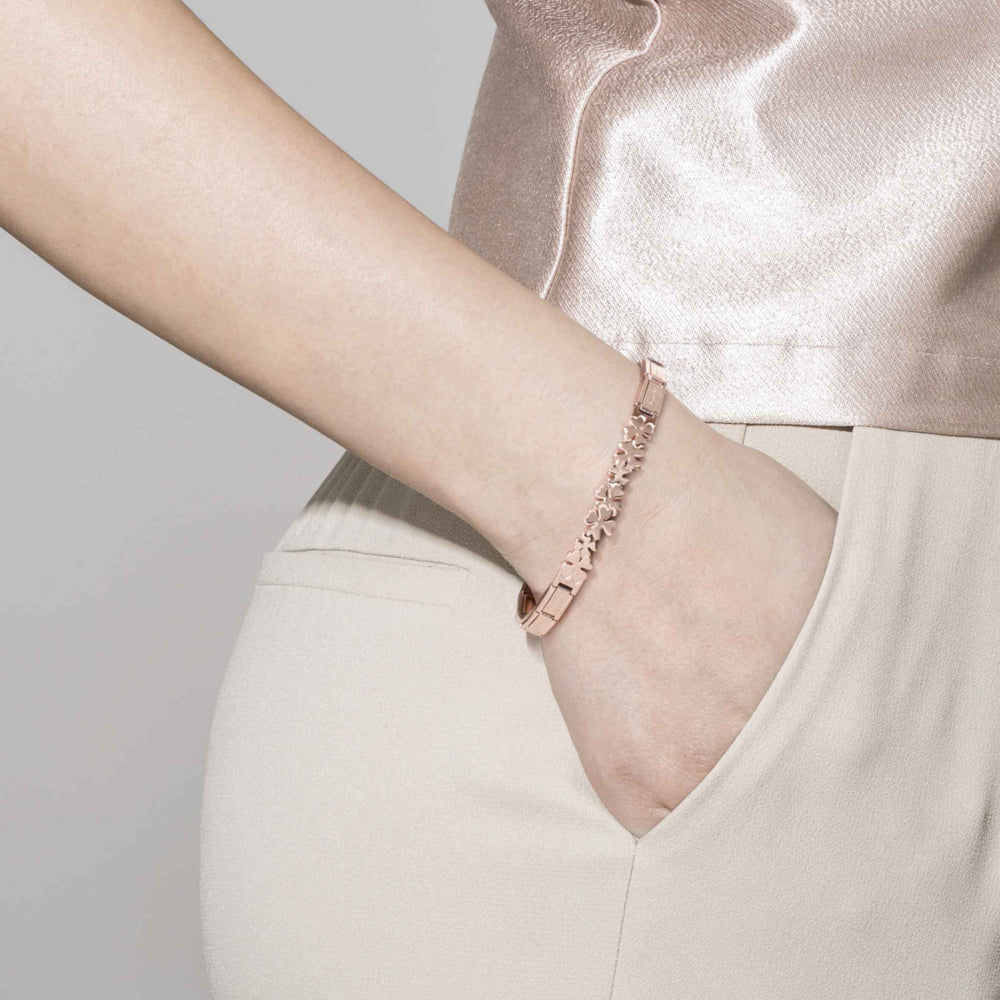 Nomination Trendsetter Infinity Four-leaf Clover Bracelet Stainless Steel