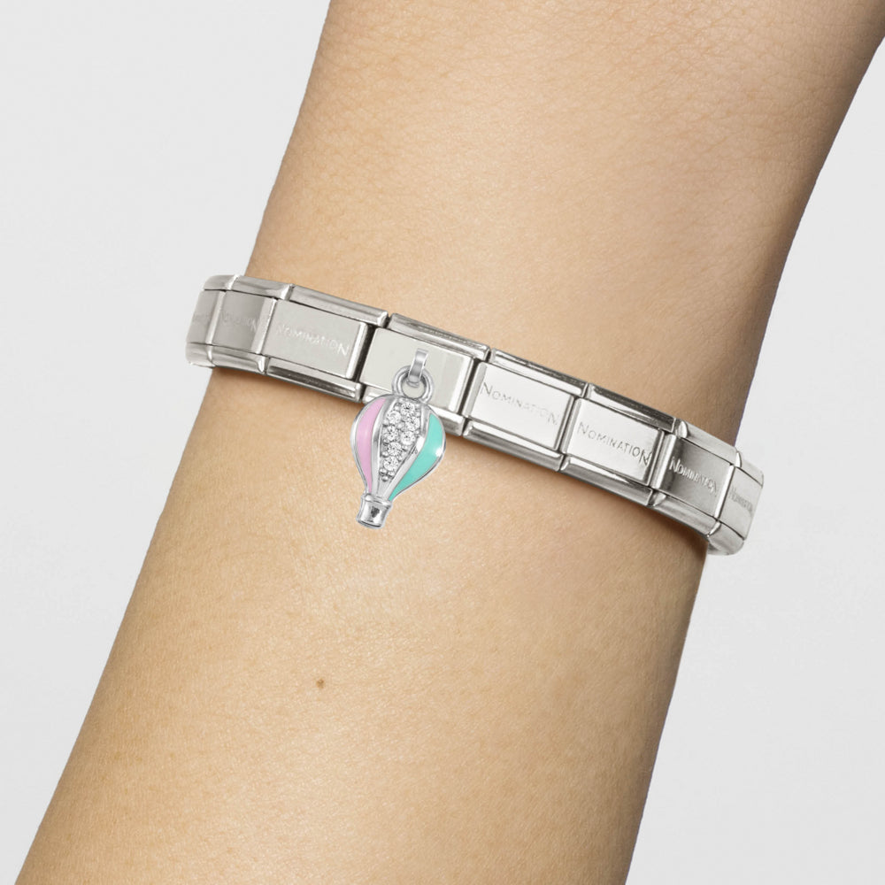 Nomination Composable Silver Hot Air Balloon Drop Charm 331815/13