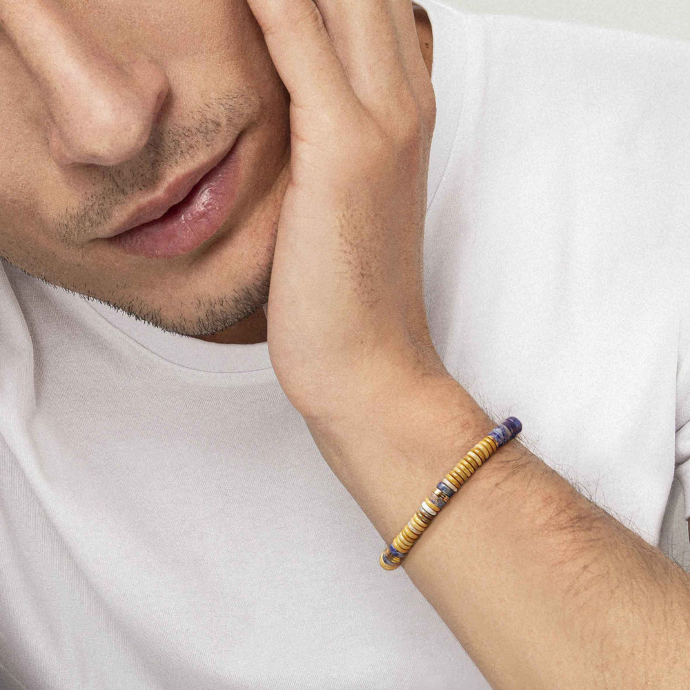 Nomination Instinct Style Gray Jasper Bracelet