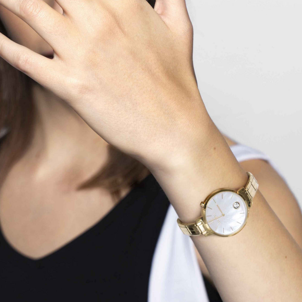 Nomination Paris Watch with Round Silver Dial Bracelet Watch 076035/017