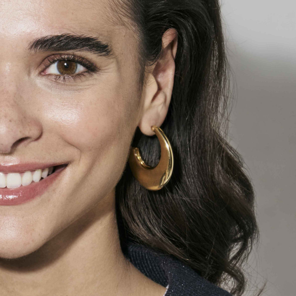 Nomination Ecclettica Large Half Hoop Earrings