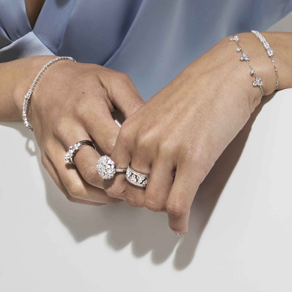 Nomination Silver Life Bouquet CZ Bracelet