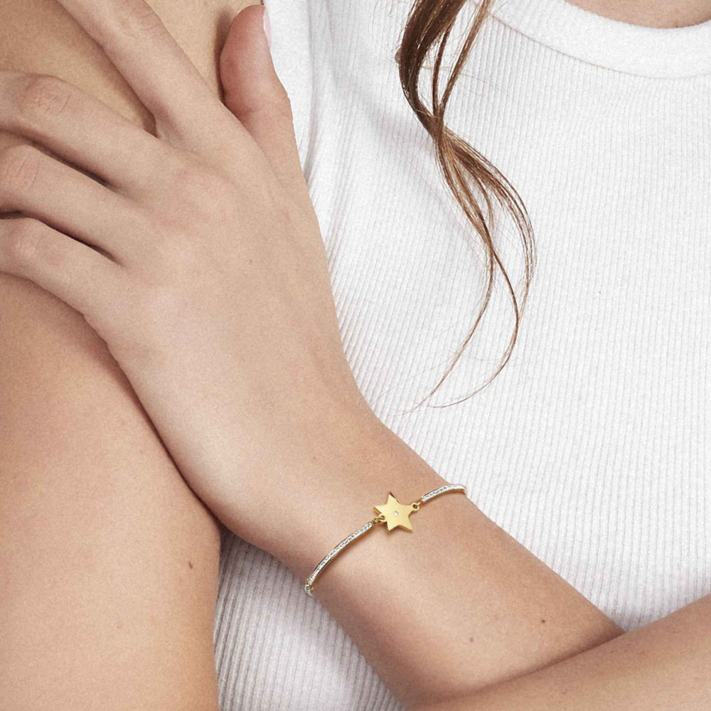 Nomination Milleluci Hand Of Fatima Bracelet Stainless Steel Golden PVD