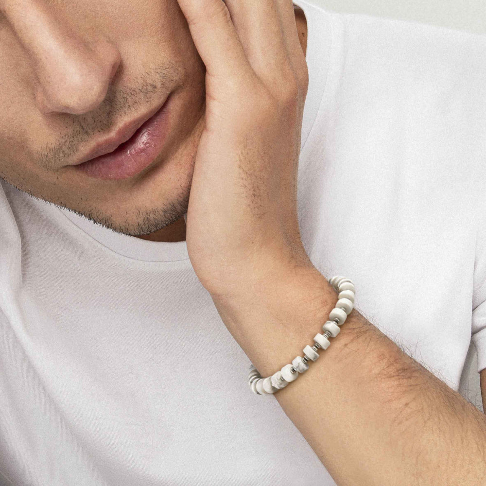 Nomination Instinct Style White Turquoise Bracelet Stainless Steel