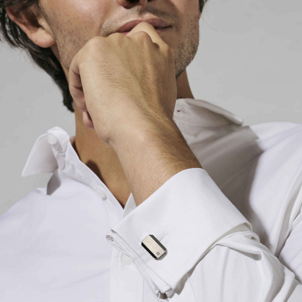 Nomination Mens Strong Black Diamond Cufflinks 028346/065