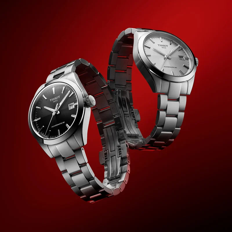 Tissot Gentleman 38mm Powermatic 80 Black Dial Bracelet Watch T1658071105100 — view 5
