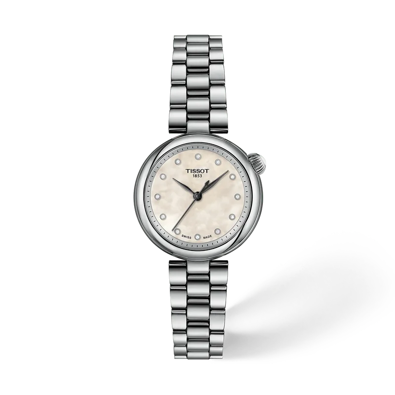Tissot Ladies Desir MOP Diamond Dot Dial Bracelet Watch T1520101111600